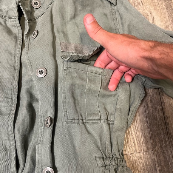 Rails Sahara Utility Jacket In Sage Green Lightweight Women’s Size XS - Picture 7 of 13
